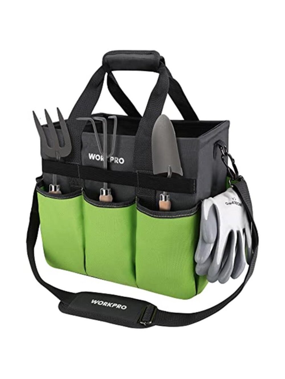 Garden Tool Bag Organizer Tote Large Capacity Storage Bag With Shoulder Strap